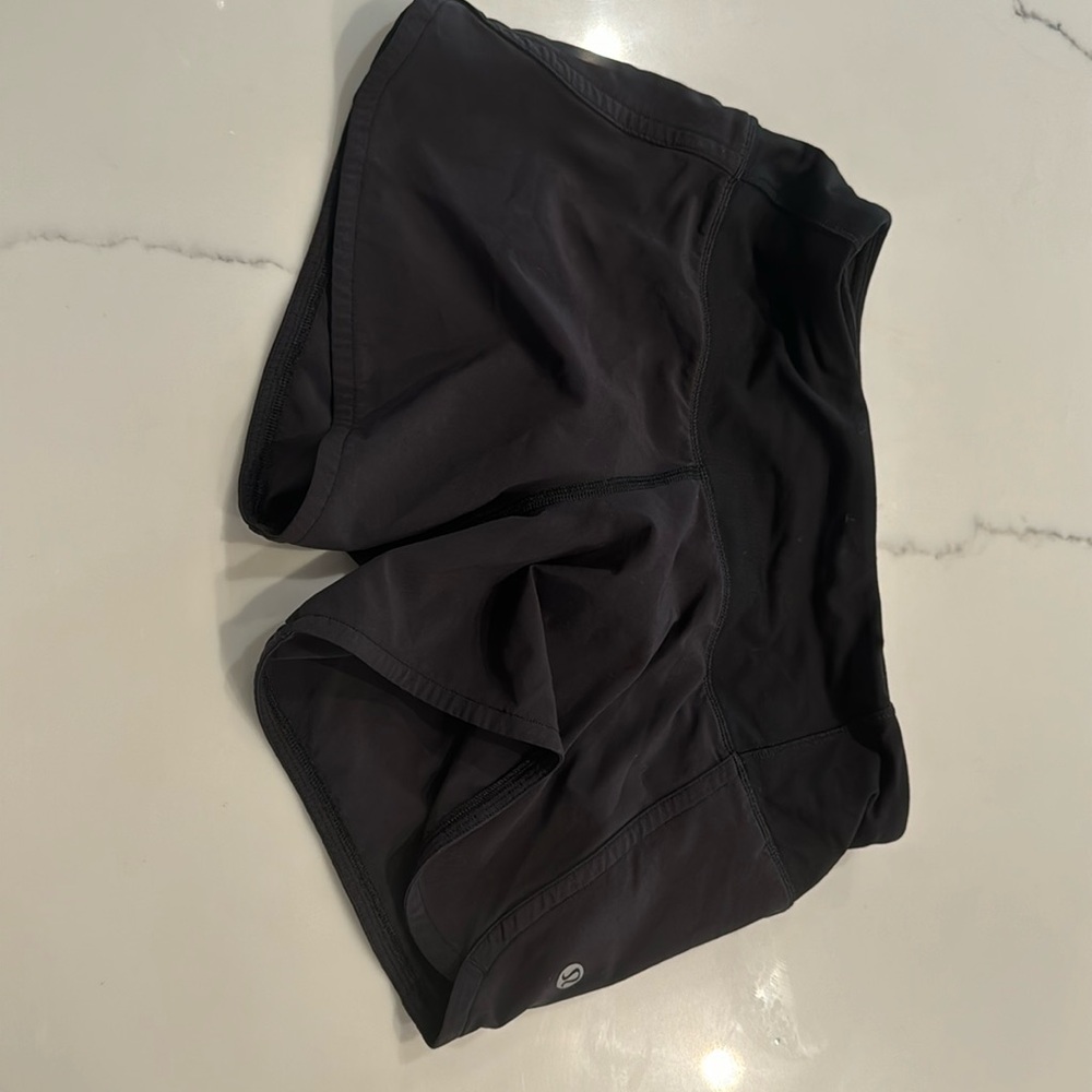 size 0 speed up, high wasted lululemon shorts